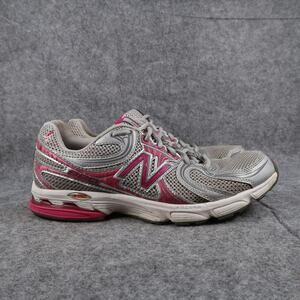 New Balance Shoes Womens 9.5 Athletic Trainer 860 Running Sport Active Gray Pink